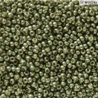 Duracoat Galvanised Dark Steel Green Miyuki 11/0 Seed Beads, Colour 5112, 22g approx.