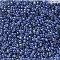 Duracoat Galvanised Mermaid Blue Miyuki 11/0 Seed Beads, Colour 5117, 22g approx.