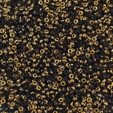 Jet Amber, Miyuki 11/0 Union Seed Beads, Colour 55032, Approx. 22g
