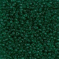 Transparent Emerald, Miyuki 11/0 Seed Beads, Colour 0147, 22g Approx.