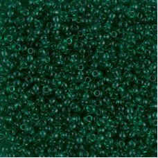 Transparent Emerald, Miyuki 11/0 Seed Beads, Colour 0147, 22g Approx.