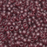 Dark Smoky Amethyst Matte, Miyuki 11/0 Seed Beads, Colour 0153F, 22g Approx.