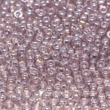 Transparent Light Mauve Luster, Miyuki 11/0 Seed Beads, Colour 0168, 22g Approx.