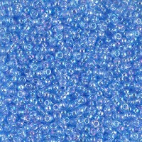 Miyuki Size 11 Seed Beads, Pale Sapphire AB, Colour 0299, 22g Approx.