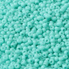 Miyuki Size 11 Seed Beads, Light Turquoise Green Opaque, Colour 0412L, 22g Appro...