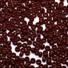 Miyuki Size 11 Seed Beads, Chocolate Brown, Colour 0419, 22g Approx.