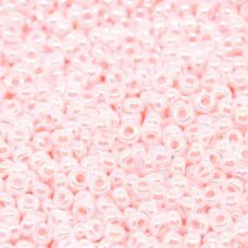 Baby pink luster Miyuki 11/0 seed beads, Colour 0428,  22g approx.