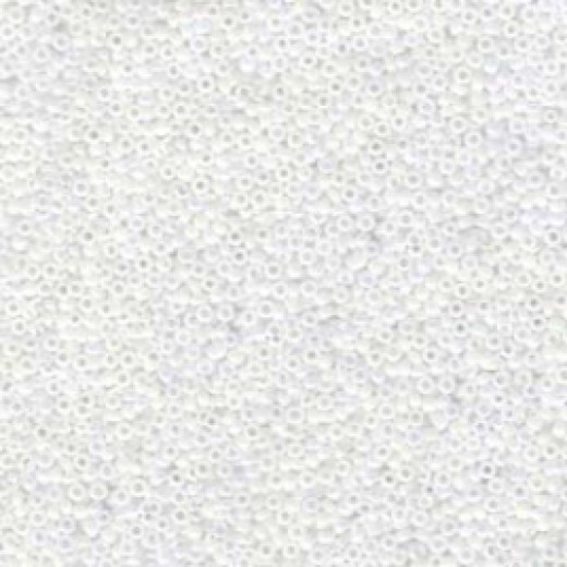 White Pearl AB Miyuki 11/0 Seed Beads, 250g, Colour 0471