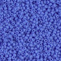 Miyuki Size 11 Seed Beads, Periwinkle, Opaque, Colour 0417L, 22g Approx.