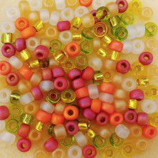Tango Mix Miyuki Size 5/0 Seed beads, approx. 20g