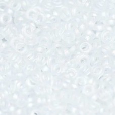 Crystal AB Matt Miyuki 2.2mm Spacer Beads, colour 0131FR, approx 4.9g