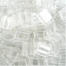 Crystal Transparent, Miyuki Tila Beads, Colour 0131, 5.2 Grams