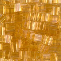 Light Amber Transparent, Miyuki Tila Beads, Colour 0132, 5.2 Grams