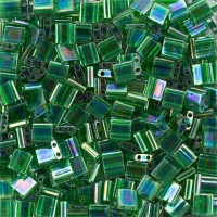 Tila Beads Light Emerald Transparent AB 5.2gm pack - 0179