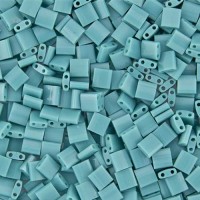 Tila Beads Turquoise Opaque Luster 5.2gm pack - 0412