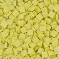 Tila Beads Lemon Yellow Opaque Matte 5.2gm pack - 0404FR