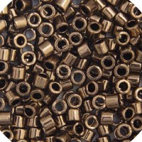 DBSC-0022 Bronze Metallic Size 15/0 Cut Miyuki Delica Beads, Colour code 0022, Approx. 5.2g 