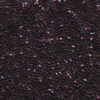 Raspberry Metallic, Colour Code 0012, Size 11/0  Cut  Miyuki Delica Beads, 5.2g approx.