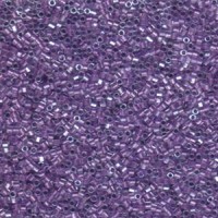 Sparkle Purple Lined Crystal, Colour Code 0906, Size 11/0  Cut  Miyuki Delica Beads, 5.2g approx.
