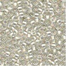 Pearlized White inside dyed Miyuki 6/0 Seed Beads, 20g approx. approx. colour 46...