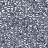 Pearlized Lilac inside dyed Miyuki 6/0 Seed Beads, 20g approx. colour 4609