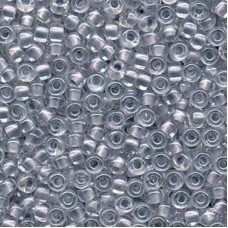 Pearlized Lilac inside dyed Miyuki 6/0 Seed Beads, 20g approx. colour 4609