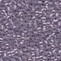 Pearlized Purple inside dyed Miyuki 6/0 Seed Beads, 20g approx. approx. colour 4612