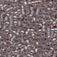 Pearlized Blue-in-pink inside dyed Miyuki 6/0 Seed Beads, 20g approx. approx. colour 4615
