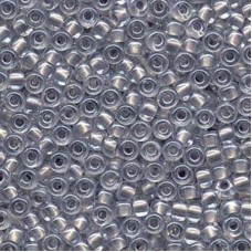 Pearlized Grey inside dyed Miyuki 6/0 Seed Beads, 20g approx. approx. colour 461...