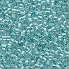 Pearlized Aqua inside dyed Miyuki 6/0 Seed Beads, 20g approx. approx. colour 461...