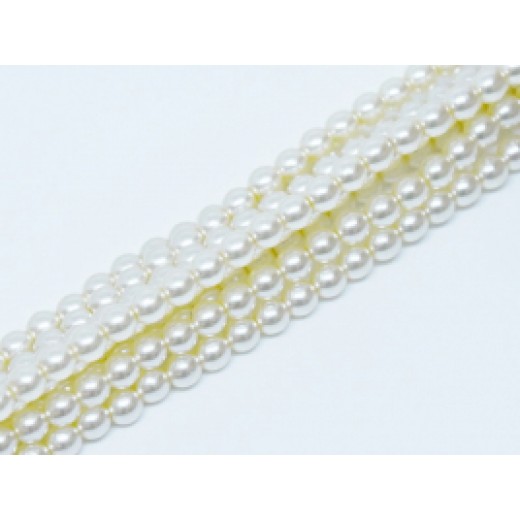 Dark  Cream 3mm Glass Pearls, Pack of 150