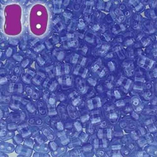 Sapphire Bi-Bo Beads, 5.5 x 2.8mm, Approx 10g.