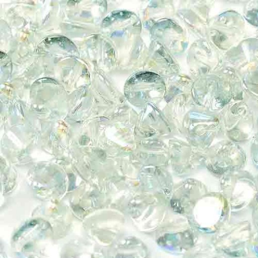 Blue Rainbow 4mm Button beads - pack of 50