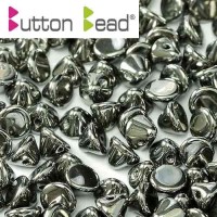 Crystal Full Chrome 4mm Button beads - pack of 50