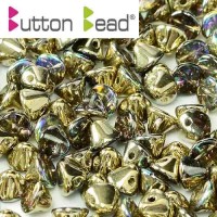 Button Czech Beads