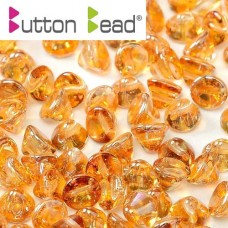 Crystal Apricot Medium 4mm Button beads - pack of 50