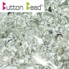 Crystal Labrador 4mm Button beads - pack of 50