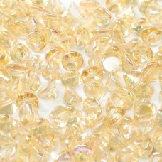 Yellow Rainbow 4mm Button Beads, Pack of 50