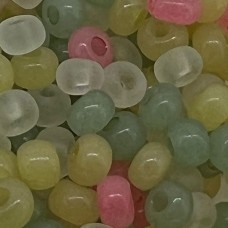 Spring Meadow Mix, Size 6/0 Seed Beads, 20gm