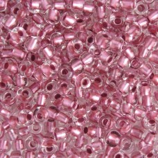 Crystal Pink Lined Metallic, Size 6/0, 22g