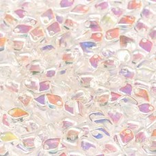 Crystal AB Dragonscale Beads, Approx. 7g