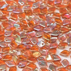 Crystal Orange Rainbow Dragonscale Beads, 7g