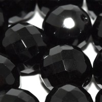 Jet Fire polished 14mm  Bead, pack of 2