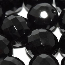 Jet Fire polished 14mm  Bead, pack of 2