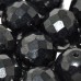 Jet Hematite Fire polished 14mm  Bead, pack of 2