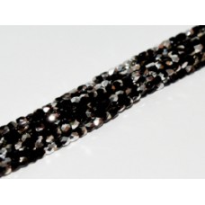 Jet Labrador 2mm Firepolished Beads 150pcs