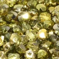 Crystal Sunny Magic Citrus 3mm Fire Polished, 120pcs