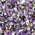Magic Purple 4mm Firepolished beads, 120pcs approx.