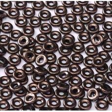 Bulk Bag Jet Lila Vega Luster O Beads 1 x 3.8mm, 50gm