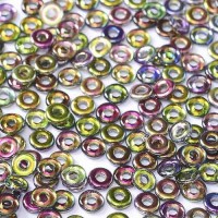 Bulk Bag Crystal Magic Orchid O-Beads 1 x 3.8mm, 50gm